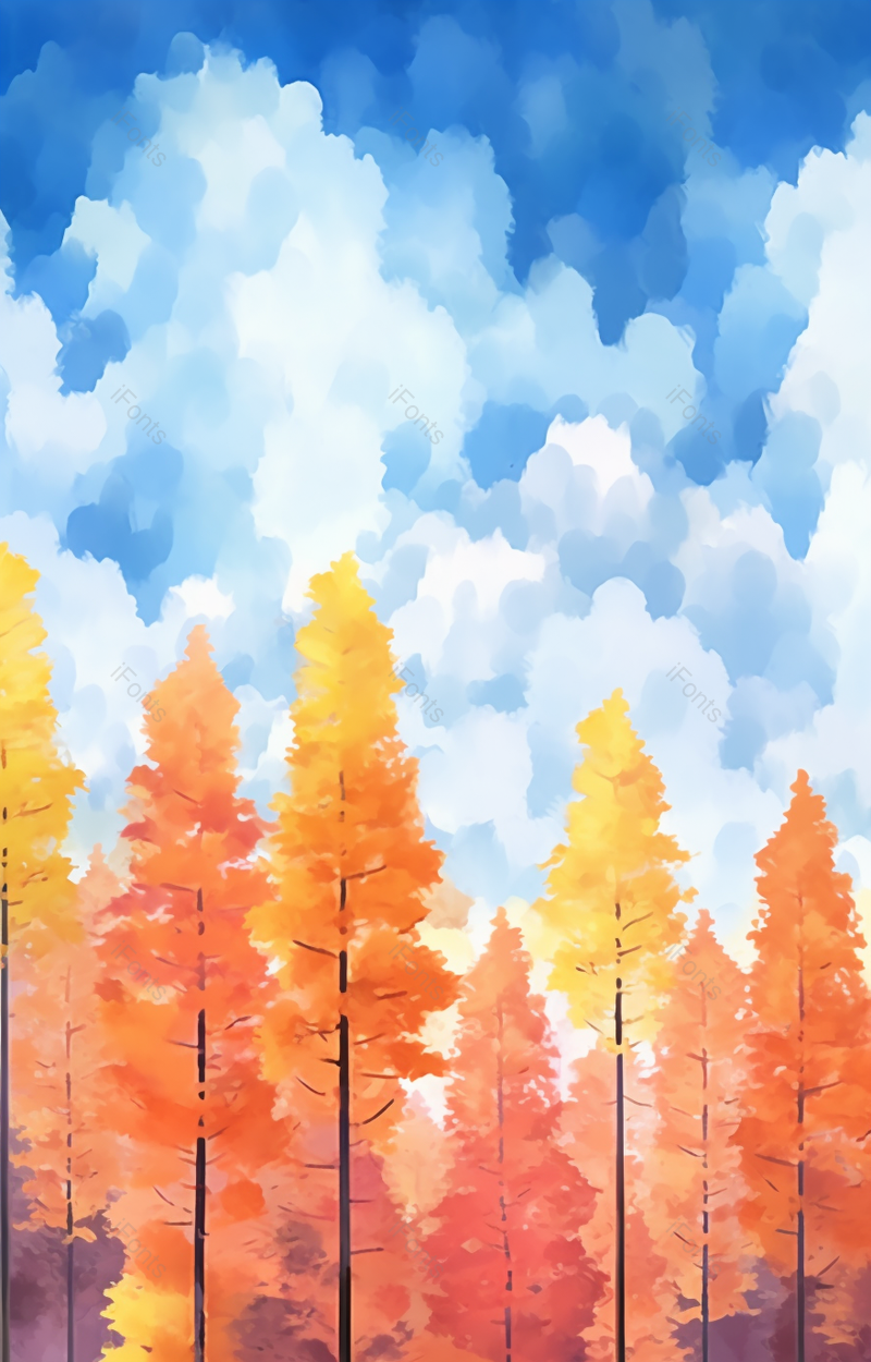 秋天季节节气立秋秋分白露寒露霜降立冬背景,插画/手绘图,插画/手绘图库,插画/手绘图下载,插画/手绘